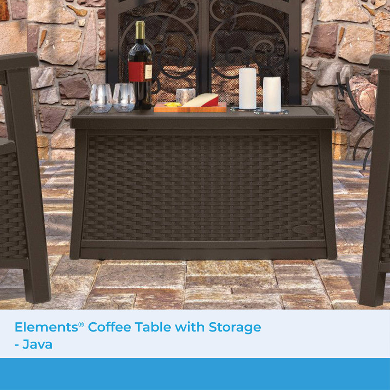 Suncast elements coffee table hotsell